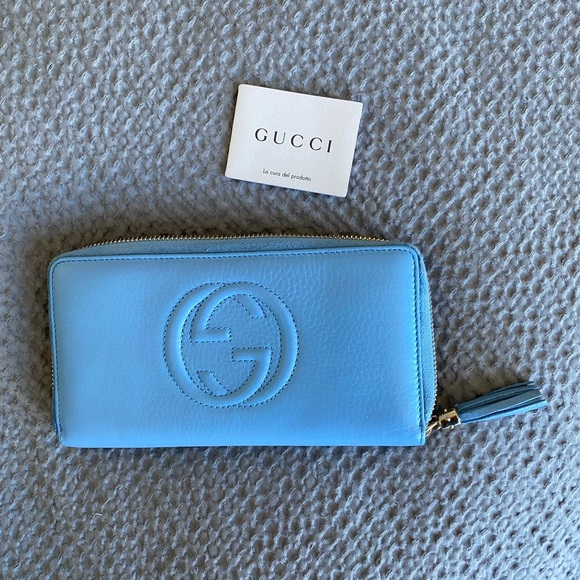 Gucci Soho Wallet in Mineral Blue - Picture 5 of 8